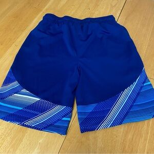 Place Sport Blue and Grey Athletic Breathable Sports Polyester Shorts Kids 10/12
